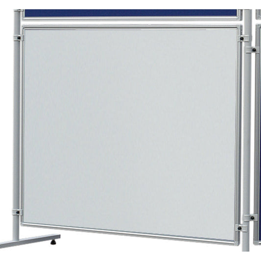 FRANKEN Stellwand ECO 120 x 150 cm (B x H) Zubehör erforderlich FRANKEN Standbein für Stellwand ECO EL-UES19, -EL-UES16, FRANKEN Rollenset ECO EL-UTR Aluminium weiß