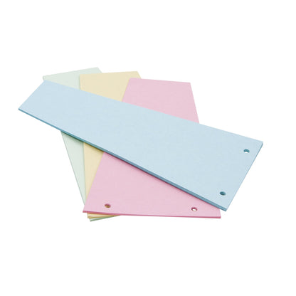 Soennecken Trennstreifen Trapez oeco 24 x 6,5-12,5 cm (B x H) 190g/m² Recyclingkarton gelb 100 St./Pack.