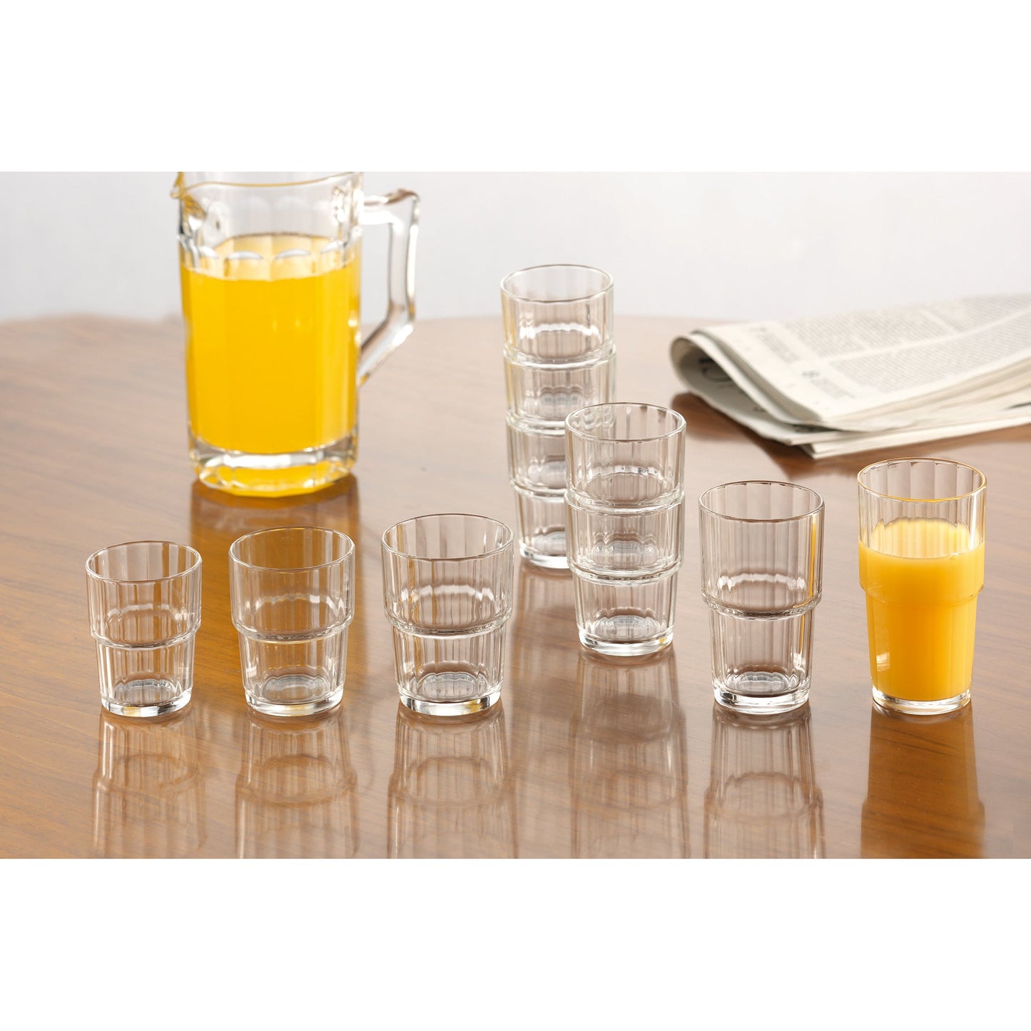 Esmeyer® Longdrinkglas NORVEGE 270ml Glas glasklar 6 St./Pack.
