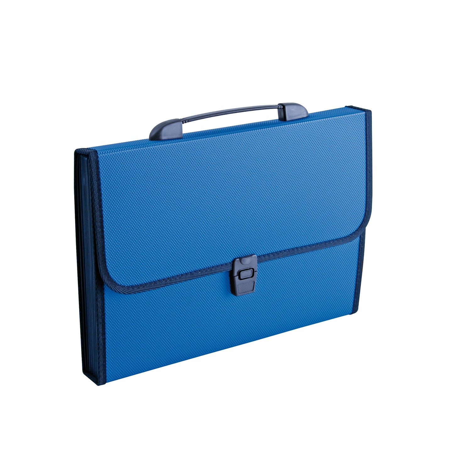 Fächertasche DIN A4 blanko Polypropylen blau 12 Fächer