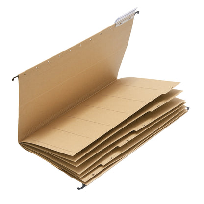 Soennecken Personalmappe DIN A4 320g/m² mit Organisationsaufdruck Natronkarton, recycelt natur
