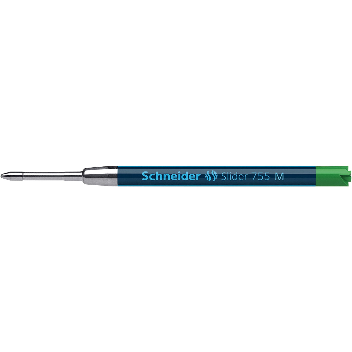 Schneider Kugelschreibermine Slider 755 Schneider Kugelschreiber Plug+Play-System 0,5mm M grün G2 dokumentenecht