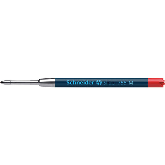 Schneider Kugelschreibermine Slider 755 Schneider Kugelschreiber Plug+Play-System 0,5mm M rot G2 nicht dokumentenecht