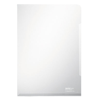 Leitz Sichthülle Super Premium DIN A4 150µm oben, rechts offen dokumentenecht PVC-Hartfolie transparent glasklar 100 St./Pack.