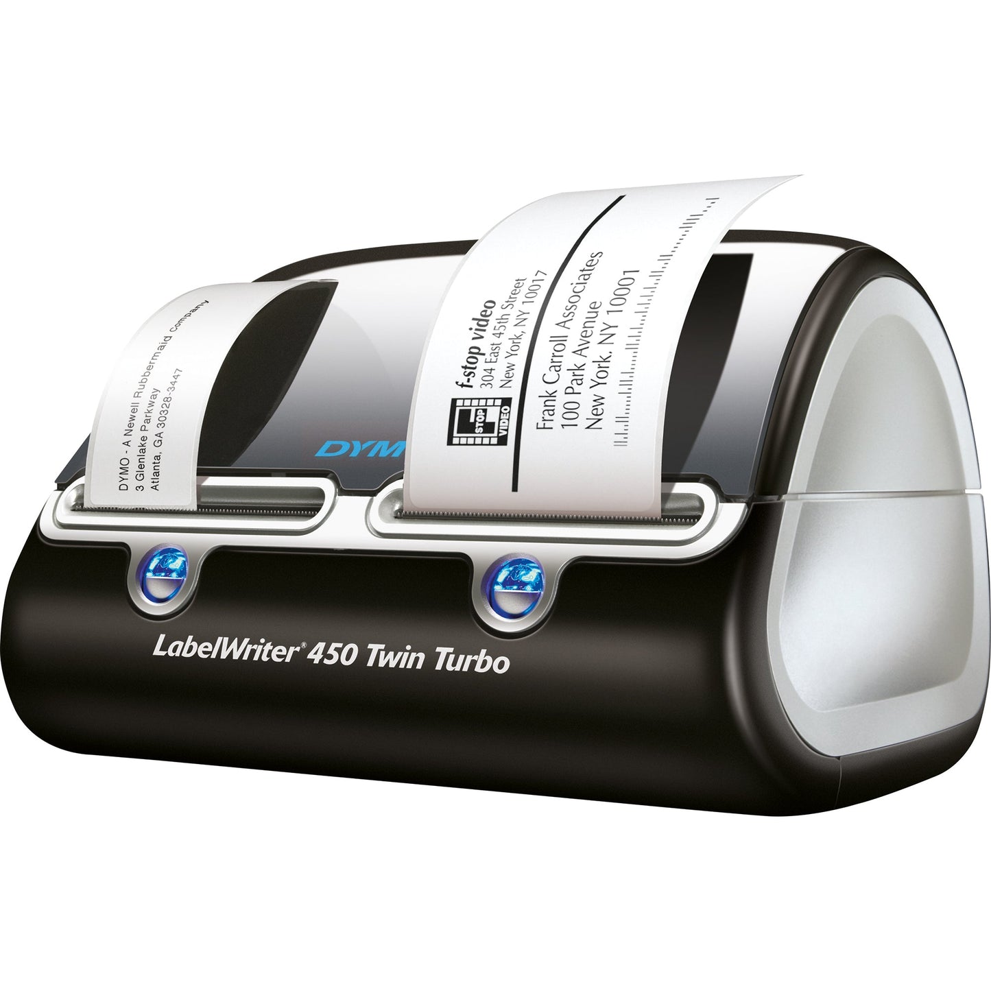 DYMO® Etikettendrucker LabelWriterT 450 TwinTurbo 4 Druckzeilen 71 Etik./Min. USB 2.0 inkl. 2 x 20 Starter-Etiketten (89 x 36 mm), Adapter, Netzkabel, USB-Kabel, Kurzanleitung