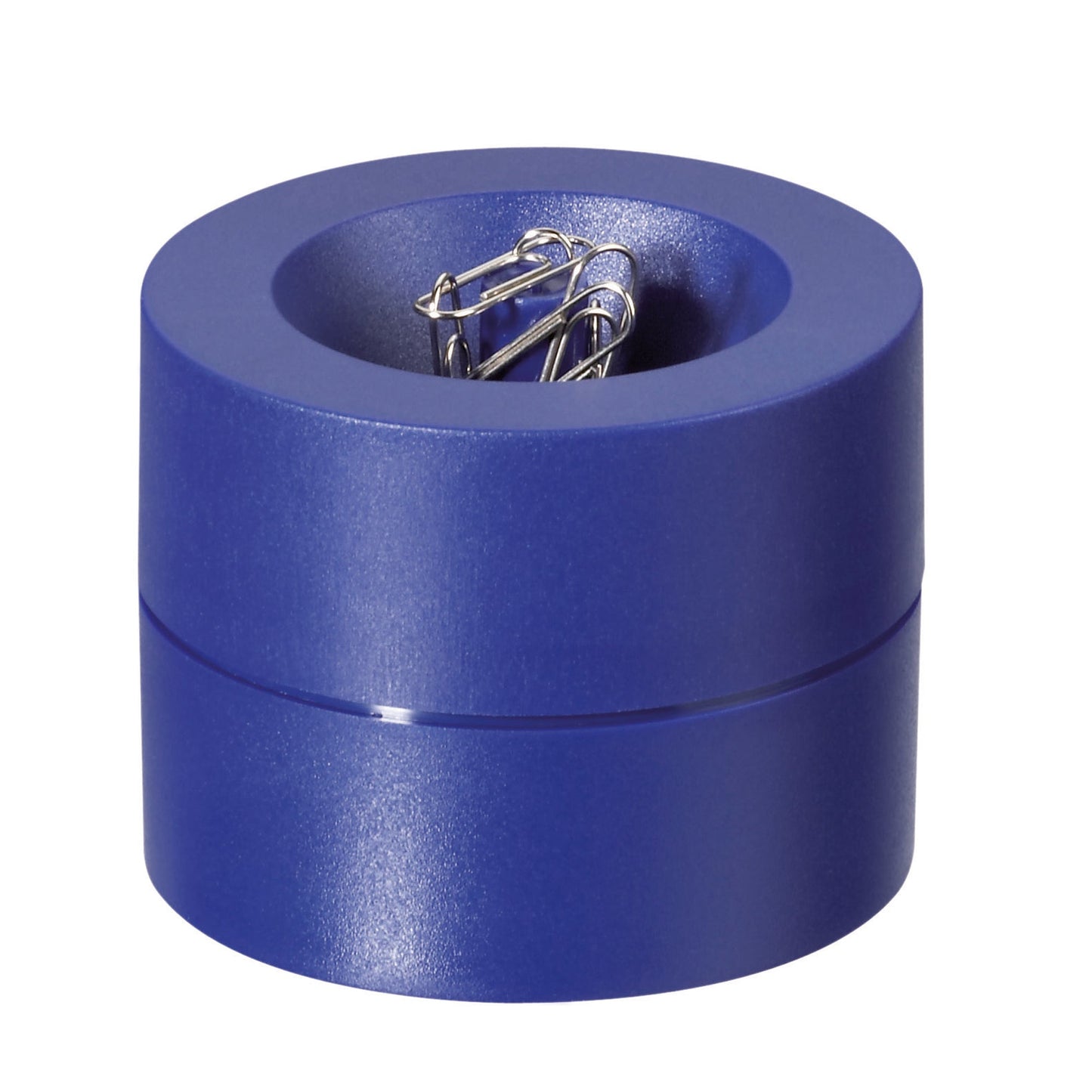 MAUL Klammernspender MAULpro 7,3 x 6 cm (Ø x H) mit Klammer Kunststoff blau