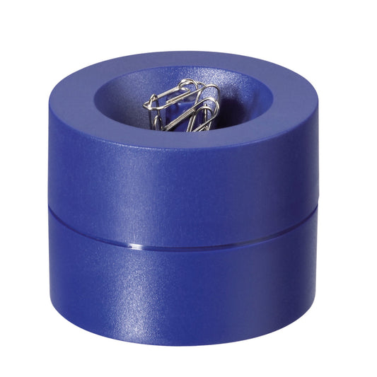 MAUL Klammernspender MAULpro 7,3 x 6 cm (Ø x H) mit Klammer Kunststoff blau