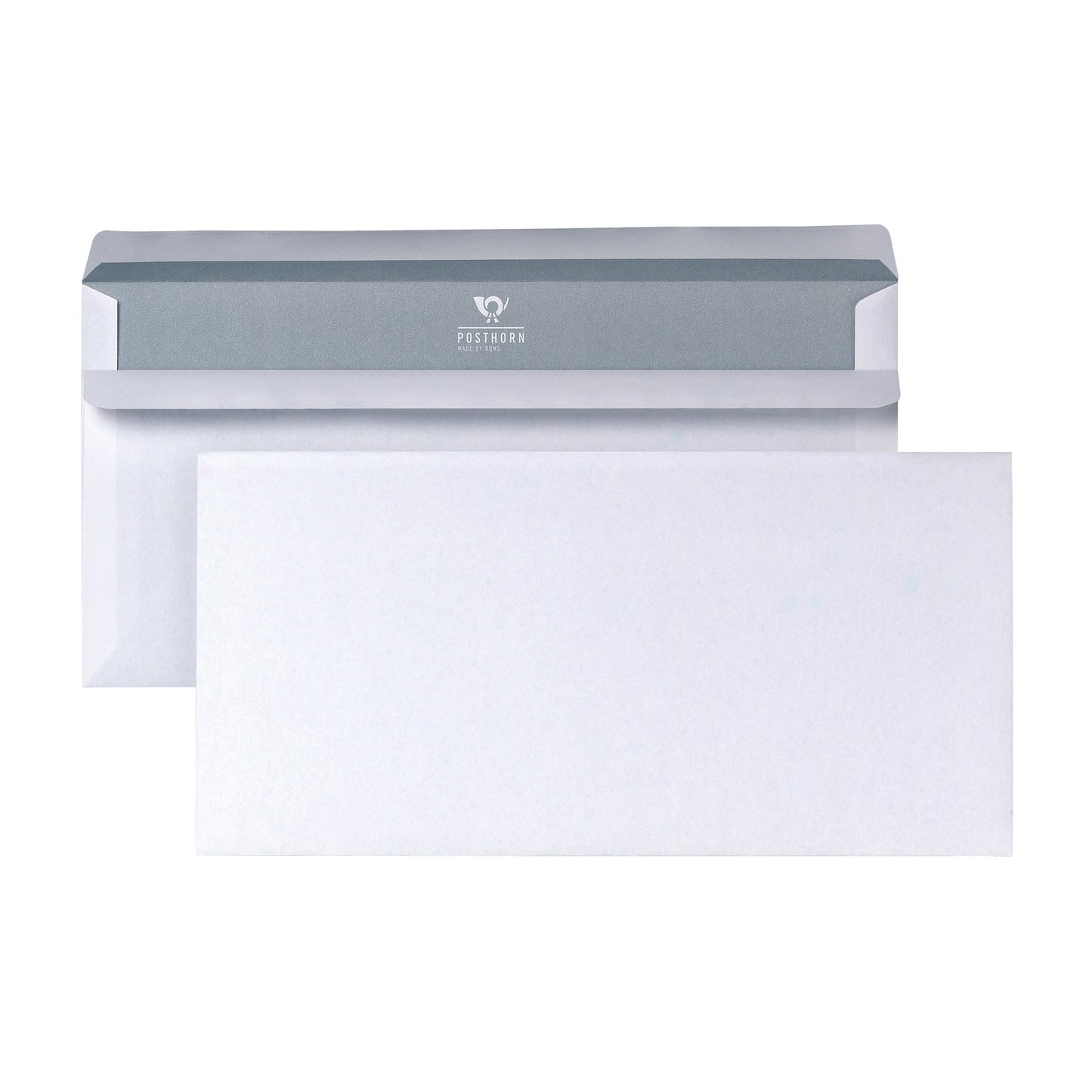 POSTHORN Briefumschlag DIN lang 220 x 110 mm (B x H) mit Selbstklebung ohne Fenster 75g/m² weiß 1.000 St./Pack.