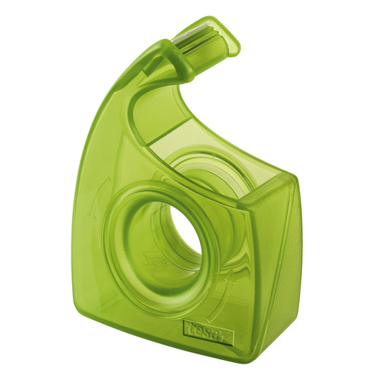 tesa® Handabroller Easy Cut nachfüllbar grün transparent