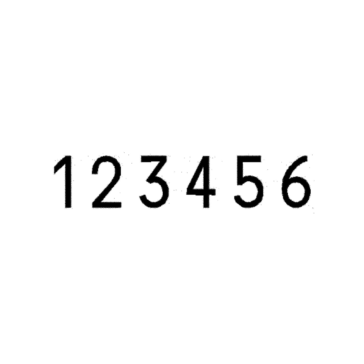 REINER Paginierstempel Numeroteur B6 23 x 5 mm (B x H) Metall/Kunststoff