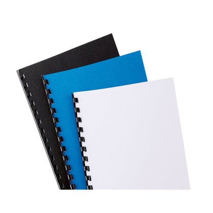 GBC® Einbanddeckel LeatherGrainT DIN A4 250g/m² Karton blau 100 St./Pack.