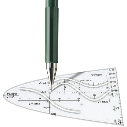 Faber-Castell Druckbleistift TK®-FINE 9713 0,35mm HB inkl. 3 Feinminen dunkelgrün