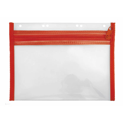 Veloflex Reißverschlusstasche VELOBAG® XXS Eurolochung Polypropylen rot