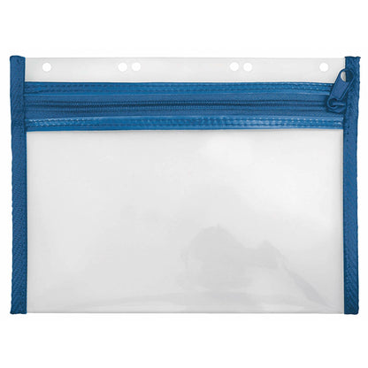 Veloflex Reißverschlusstasche VELOBAG® XXS Eurolochung Polypropylen blau