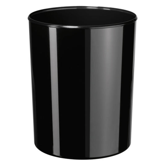 HAN Papierkorb i-Line 24 x 30 cm (Ø x H) Styrol-Methylmethacrylat Farbe: schwarz 1 Sortierfach