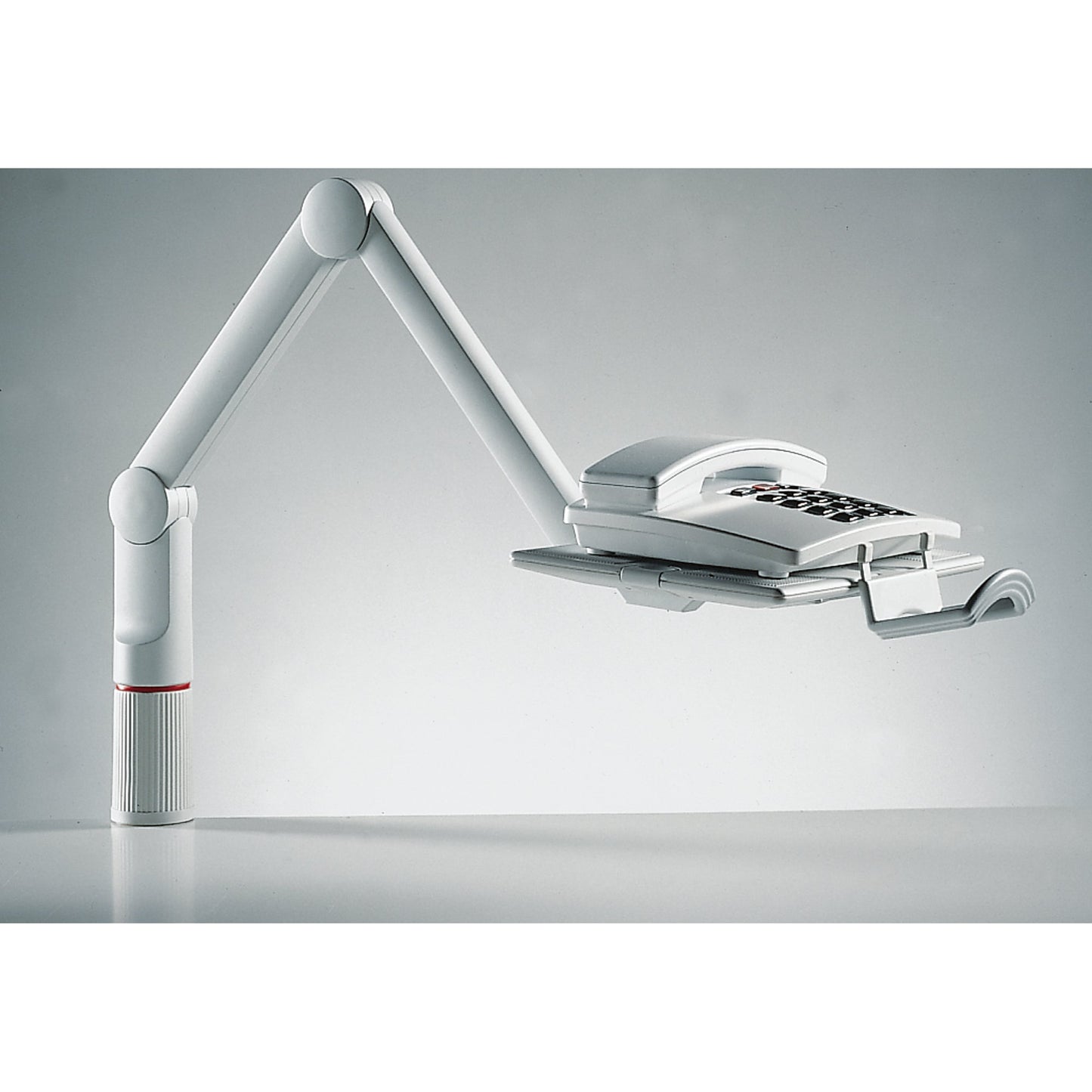 NOVUS Telefonschwenkarm TalkMaster 41,5 x 47 x 25,8 cm (B x H x T) Universalzwinge 2kg 360° Kunststoff lichtgrau