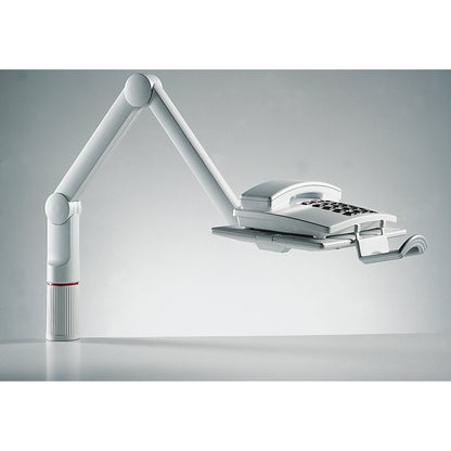 NOVUS Telefonschwenkarm TalkMaster 41,5 x 47 x 25,8 cm (B x H x T) Universalzwinge 2kg 360° Kunststoff lichtgrau