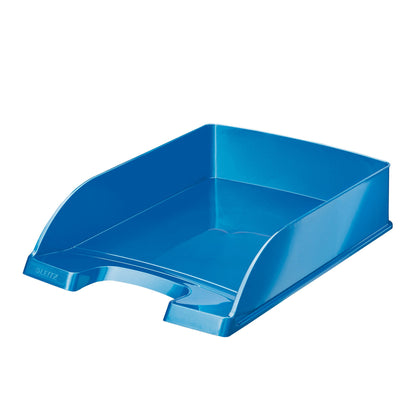 Leitz Briefablage WOW DIN A4 Polystyrol Farbe: blau