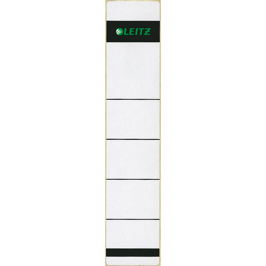 Leitz Ordnerrückenetikett schmal/kurz 39 x 192 mm (B x H) selbstklebend ohne Griffloch grau 10 Etik./Pack.