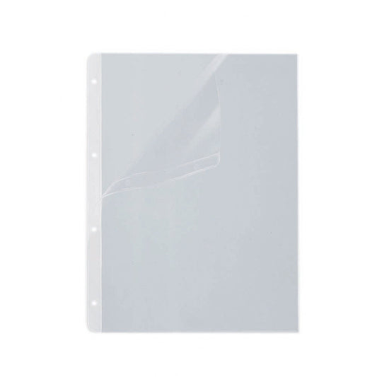 Hetzel Prospekthülle Standard DIN A4 120µm oben, links offen Polypropylen transparent 100 St./Pack.