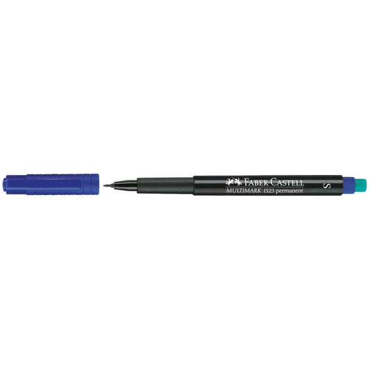 Faber-Castell Folienstift MULTIMARK 1523 0,4mm blau