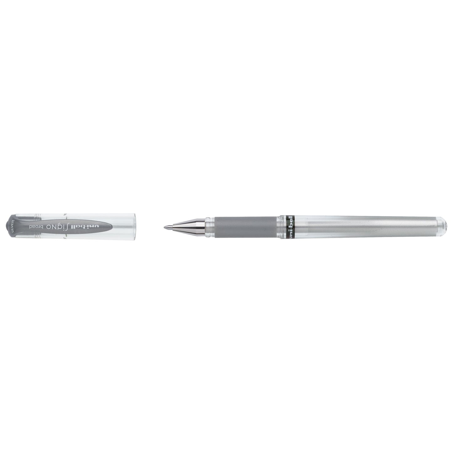 uni-ball Gelschreiber SIGNO UM-153 0,6mm silber metallic