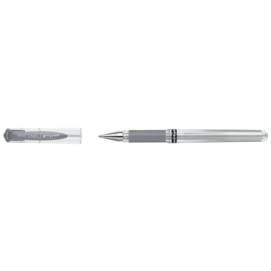 uni-ball Gelschreiber SIGNO UM-153 0,6mm silber metallic