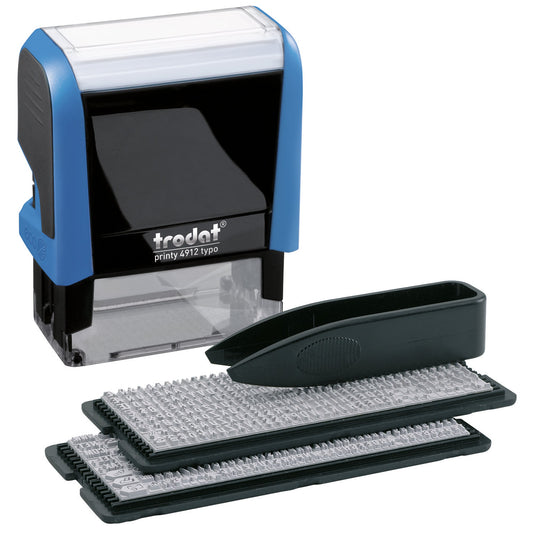 trodat® Textstempel Typo Printy 4912 47 x 18 mm (B x H) individuelle Textplatte schwarz