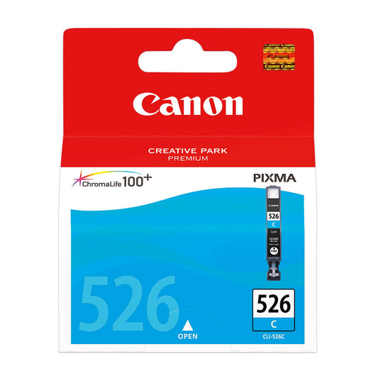 Canon Tintenpatrone Originalzubehör CLI-526C ca. 520 Seiten cyan 9ml