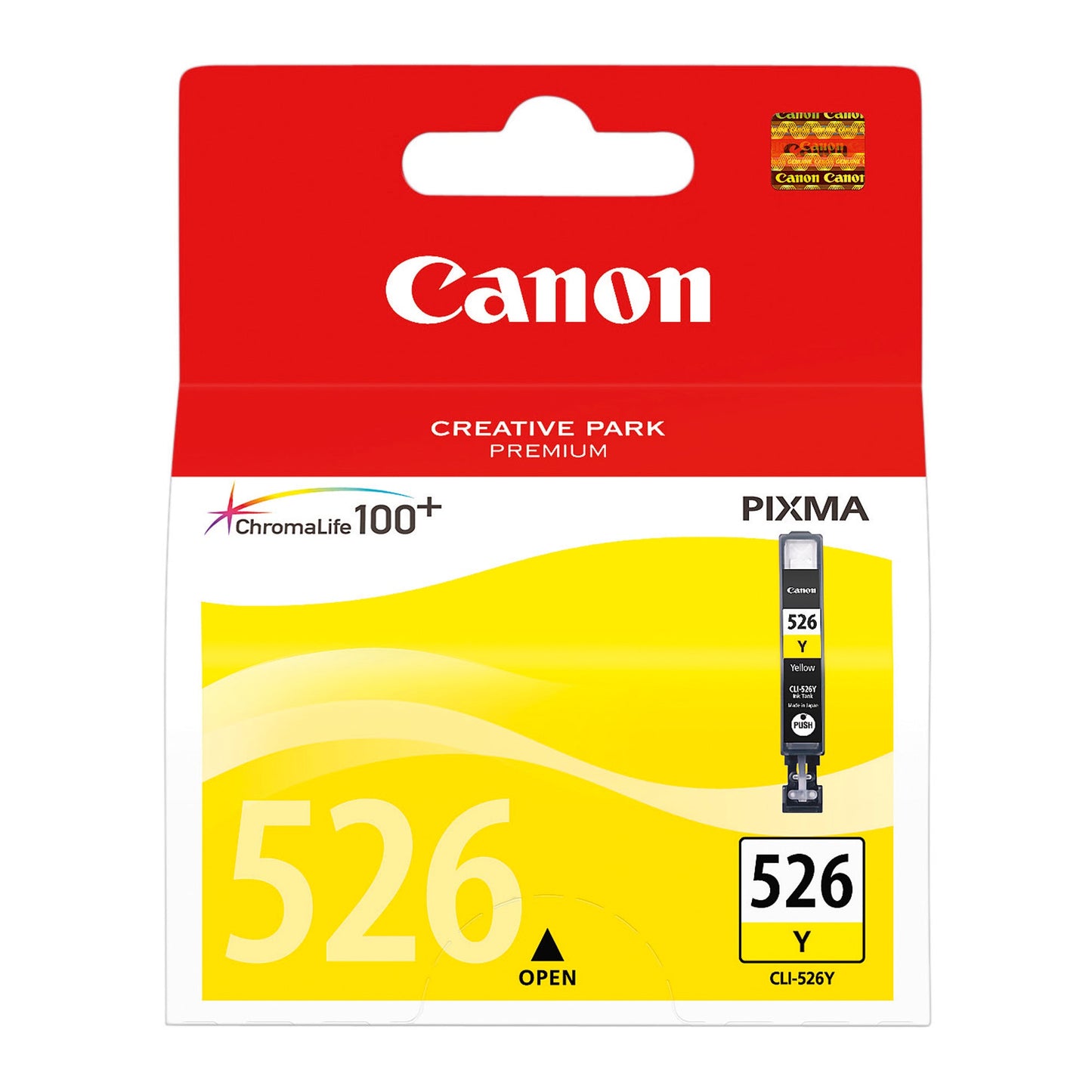 Canon Tintenpatrone Originalzubehör CLI-526Y ca. 515 Seiten gelb 9ml