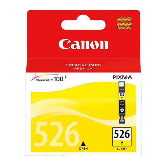 Canon Tintenpatrone Originalzubehör CLI-526Y ca. 515 Seiten gelb 9ml