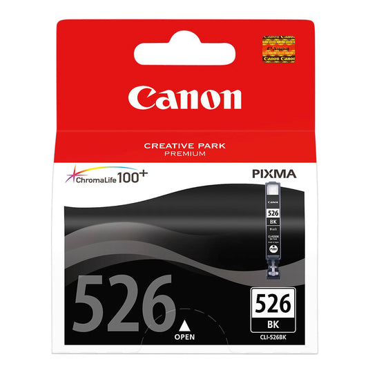 Canon Tintenpatrone Originalzubehör CLI-526BK ca. 520 Seiten schwarz 9ml
