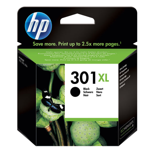 HP Tintenpatrone Originalzubehör 301XL ca. 430 Seiten schwarz 8ml