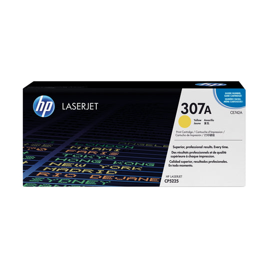 HP Toner Originalzubehör 307A ca. 7.300 Seiten gelb