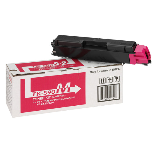 KYOCERA Toner Originalzubehör TK-590M ca. 5.000 Seiten magenta