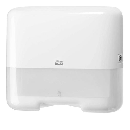 Tork Handtuchspender Elevation Mini Z/Z-Falz / V-Falz, C-Falz 33,2 x 29,1 x 13,5 cm (B x H x T) Kunststoff weiß