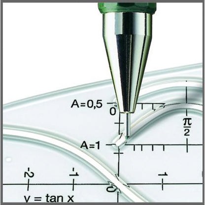 Faber-Castell Druckbleistift TK®-FINE 9713 0,35mm HB inkl. 3 Feinminen dunkelgrün
