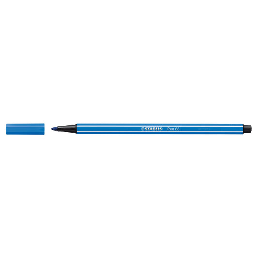 STABILO® Fasermaler Pen 68 1mm dunkelblau nicht auswaschbar