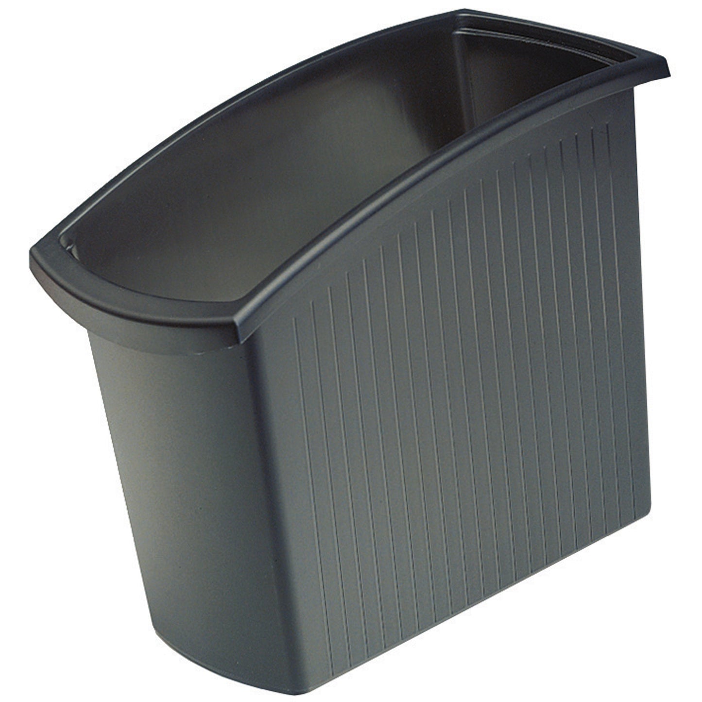 HAN Papierkorb MONDO 19,4 x 34,5 x 45 cm (B x H x T) Polypropylen Farbe: schwarz 1 Sortierfach