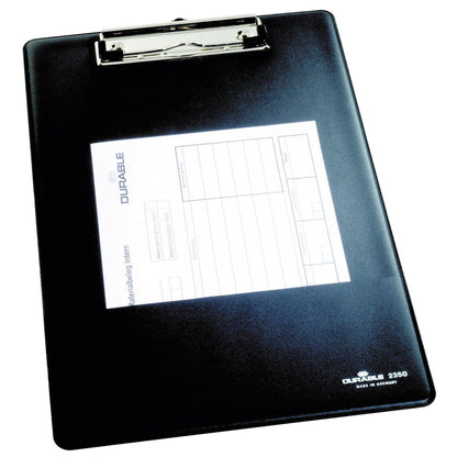 DURABLE Klemmbrett 22 x 32 cm (B x H) DIN A4 PVC schwarz