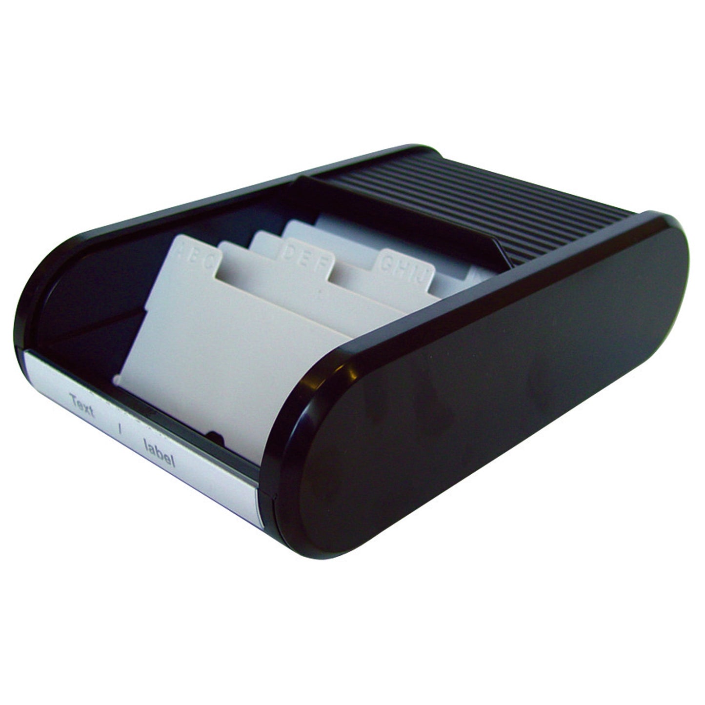 helit Visitenkartenbox the personal 13,6 x 6,7 x 24,2 cm (B x H x T) 105 x 55 mm (B x H) Polystyrol/Polyethylen/Polypropylen schwarz