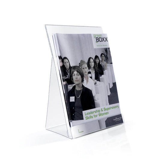 DURABLE Prospekthalter 21,2 x 30,6 x 12,5 cm (B x H x T) DIN A4 PET transparent 1 Fach