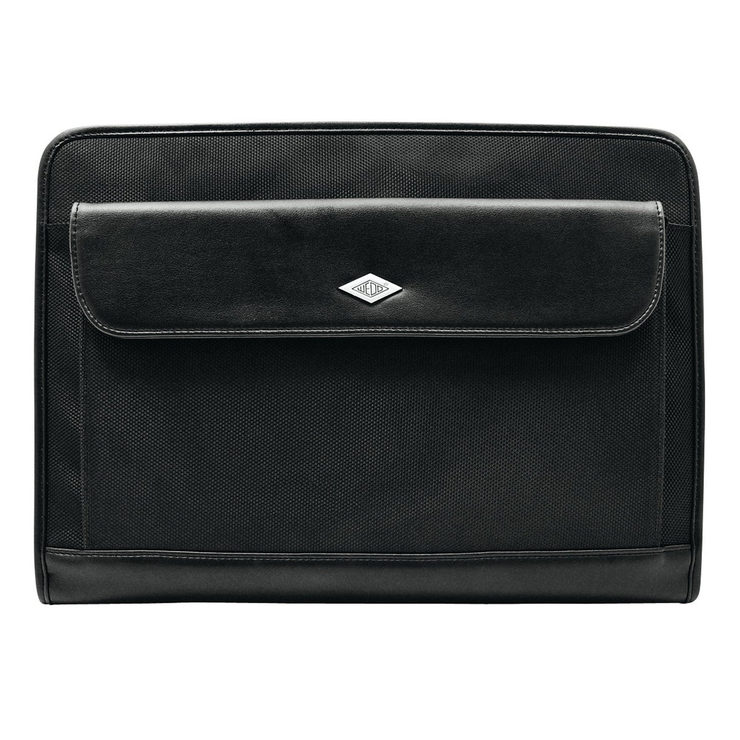 WEDO® Konferenzmappe ELEGANCE 37,5 x 28 x 6,4 cm (B x H x T) Kunstleder/Nylon schwarz
