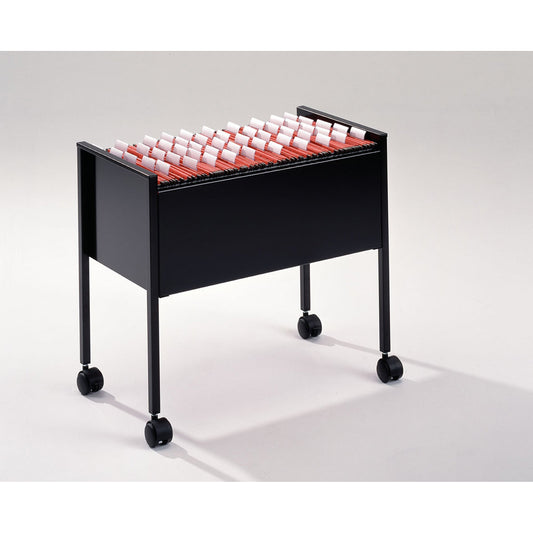 DURABLE Hängemappenwagen ECONOMY 80 65,5 x 59,2 x 36,8 cm (B x H x T) Stahl, Polyethylen epoxidharzbeschichtet, Polypropylen, PVC-U schwarz