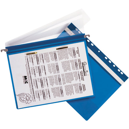 DURABLE Einhängehefter Economy DIN A4 kaufmännische Heftung ganz Kunststoff blau