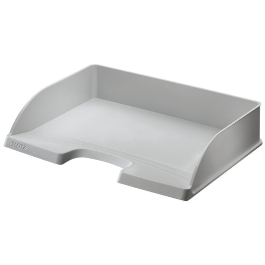 Leitz Briefablage Plus DIN A4 quer, Überbreit Polystyrol Farbe: grau