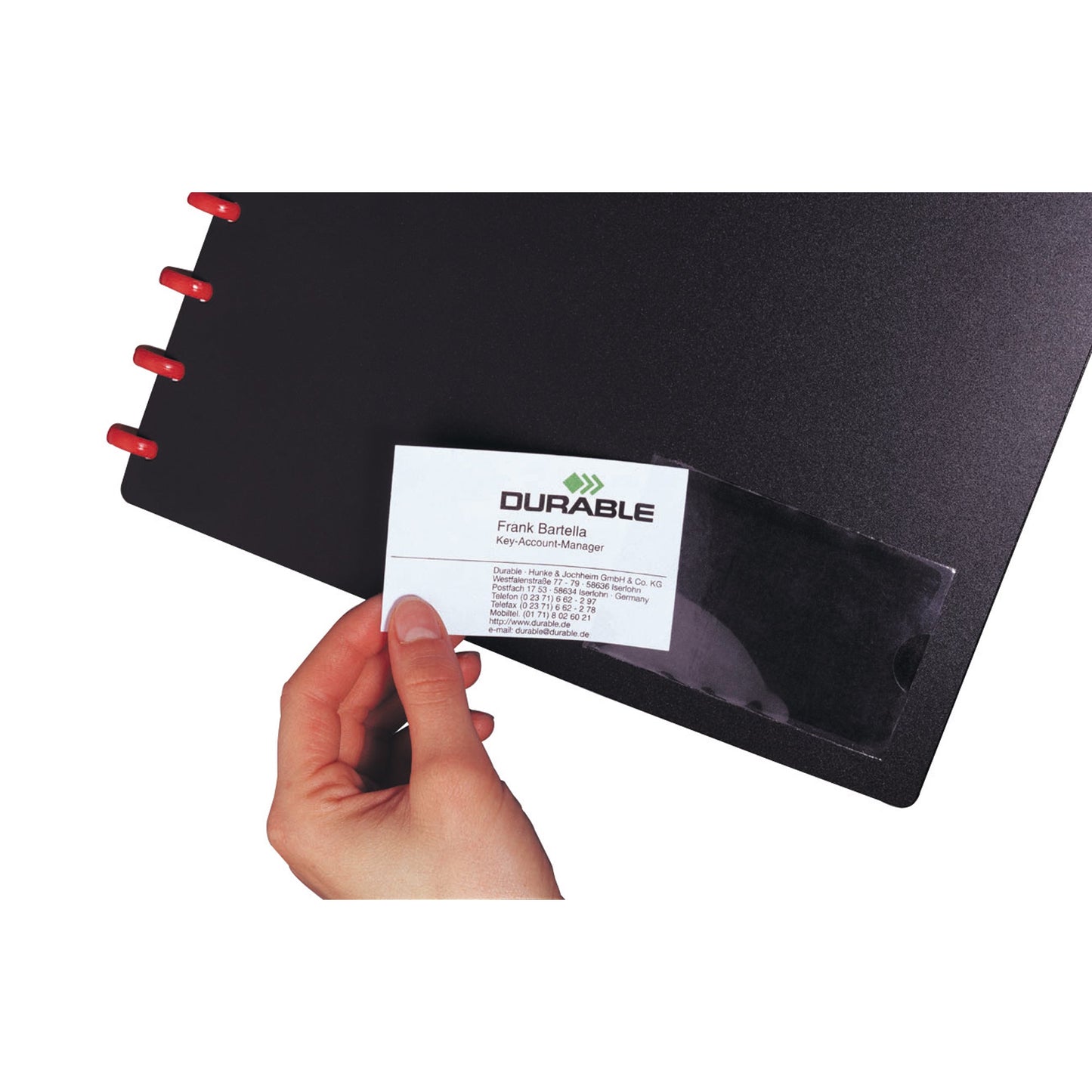 DURABLE Selbstklebetasche POCKETFIX® 15,2 x 10,9 cm (B x H) Polypropylen transparent 10 St./Pack.