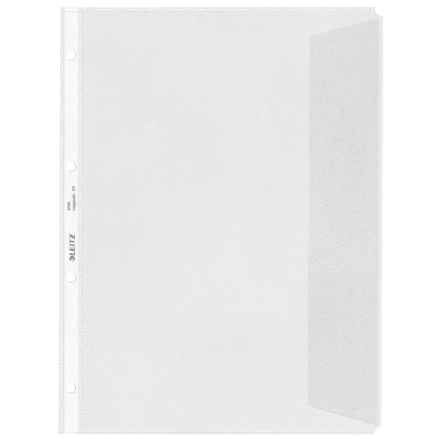 Leitz Prospekthülle DIN A4 120µm rechts offen Polypropylen, 30 % recycelt farblos 50 St./Pack.