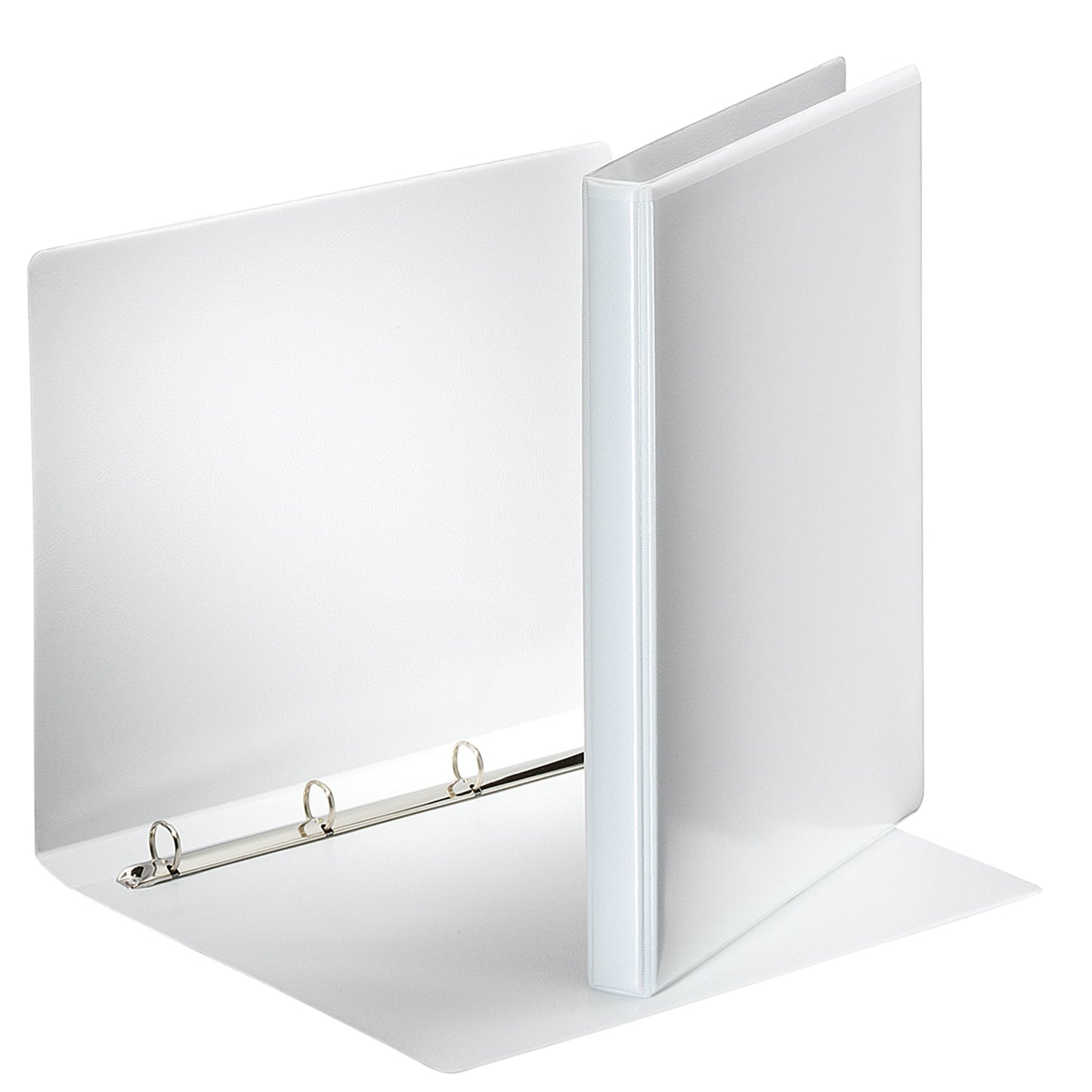 Esselte Präsentationsringbuch 30mm DIN A4 4 Ringe, D-Mechanik Graupappe weiß