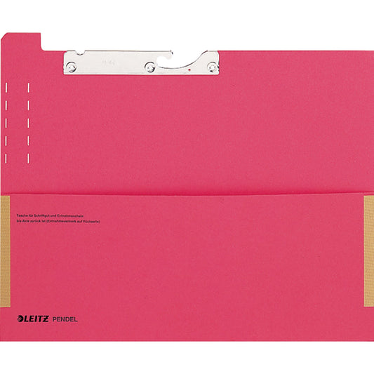 Leitz Pendeltasche 31,6 x 26,2 cm (B x H) DIN A4 320g/m² Manilakarton, recycelt rot